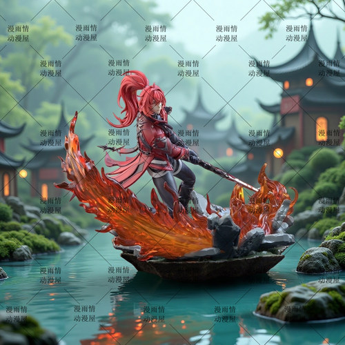 动漫周边二次元收藏装饰品桌面机箱陈列摆件迪卢克莱艮芬德GK手办