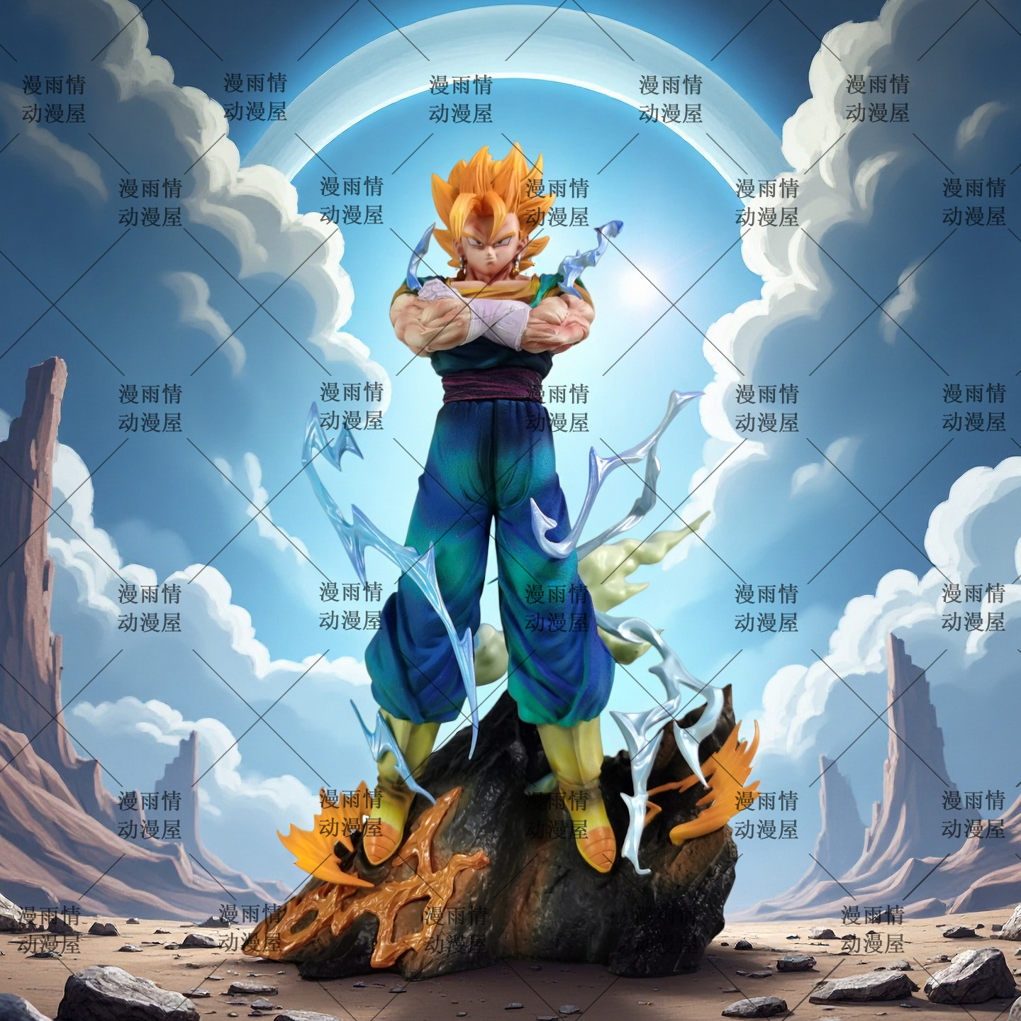 七龙珠动漫周边桌面机箱陈列装饰收藏摆件JJ贝吉特豪华版手办模型图片
