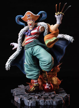 One Piece 动漫摆件雕像七武海AS小丑巴基手办模型二次元潮玩礼物