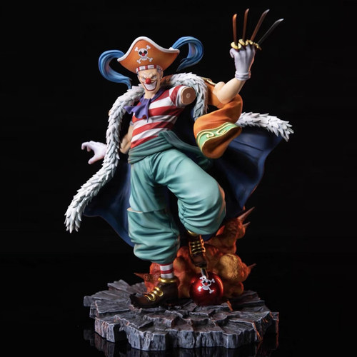 One Piece 动漫摆件雕像七武海AS小丑巴基手办模型二次元潮玩礼物