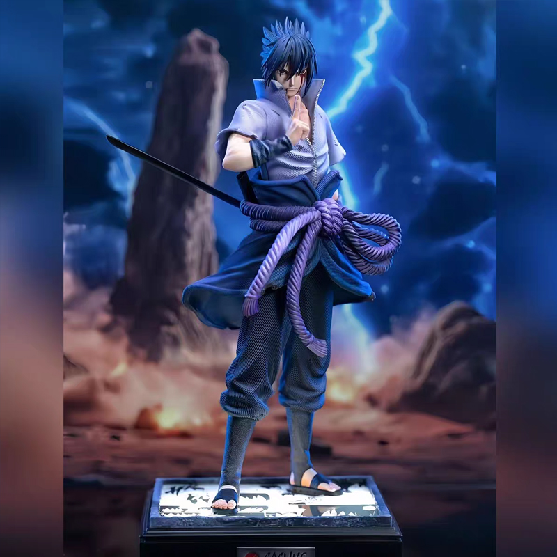 忍者二次元周边桌面摆件涅槃宇智波佐助双头雕GK手办潮玩动漫模型