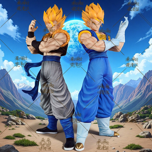 JT雕像哥2%双王贝吉特悟吉塔GK手办模型七龙珠二次元周边雕像摆件