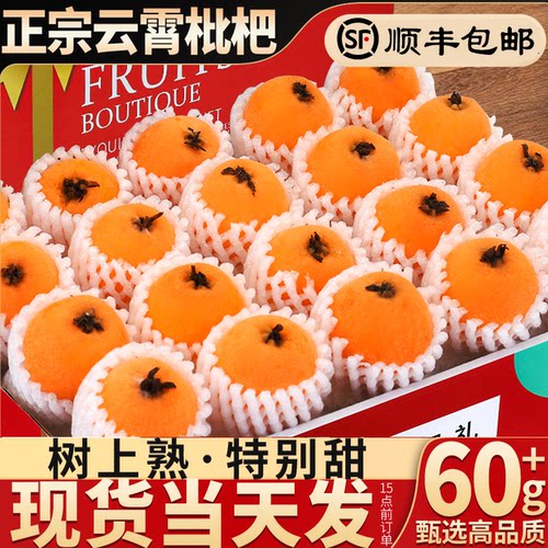 顺丰包邮5斤正宗云霄枇杷新鲜水果当季整箱礼盒鲜果琵琶大果批把 - 封面