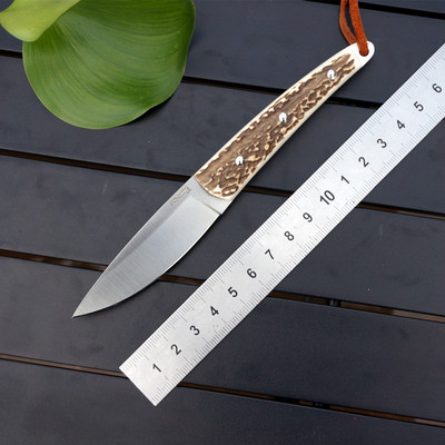 意大利原装440C不锈钢直刀