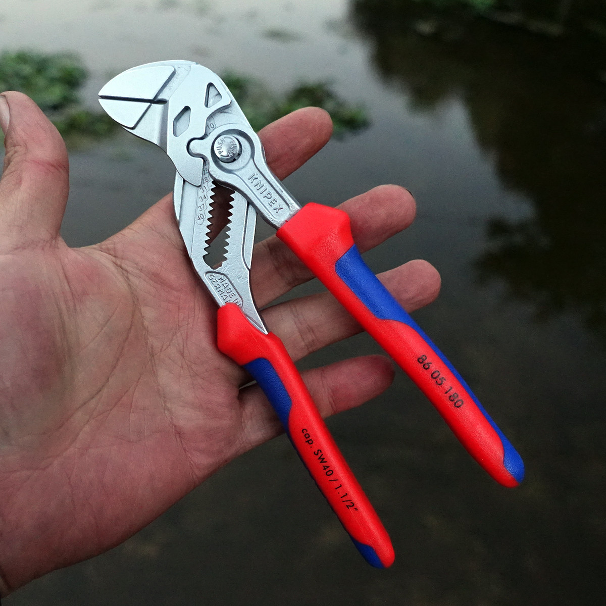 德国进口 86 05 180 户外BC野营车载多功能工具钳子 扳手防滑手柄