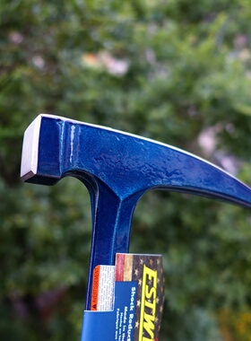 美国原装进口Estwing一体铸造大头尖嘴地质锤户外BC野营 救援工具