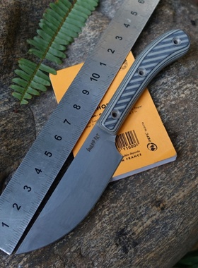 进口正品户外BC随身锋利高硬度露营小直刀美国BUSSE knives沼泽鼠