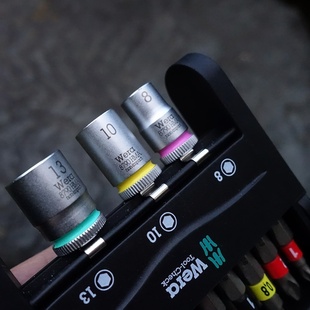 原装德国 Wera 维拉内六角螺丝批头梅花螺丝通用批头接杆套筒工具