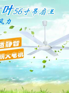 纯铜56寸客厅吊风扇