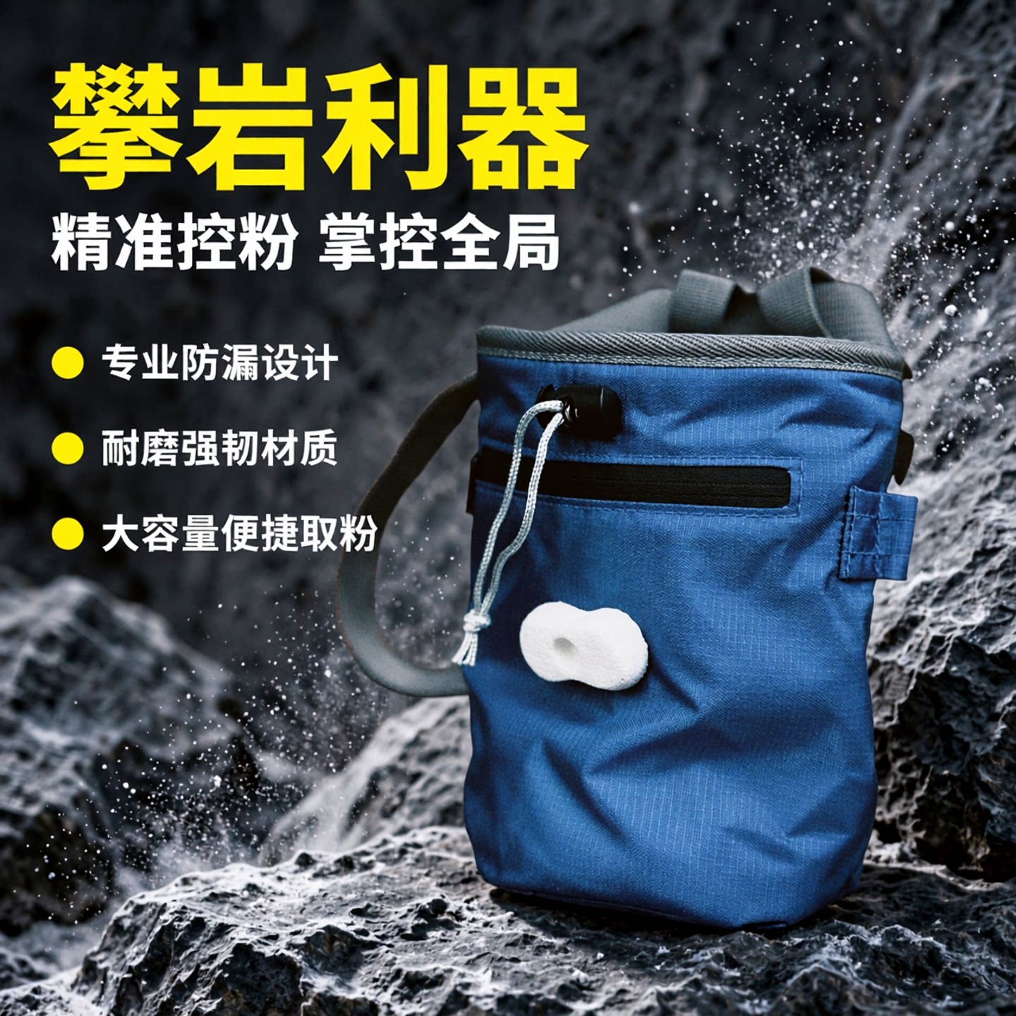 多功能攀岩专用镁粉袋图片