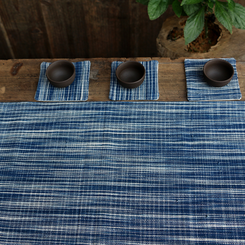 倚山人茶台桌布艺吸水茶席茶几餐桌斗柜茶桌布禅意中国风床旗