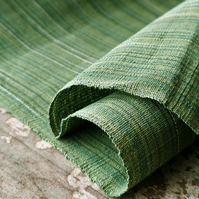 倚山人纯棉DIY面料中式植物染