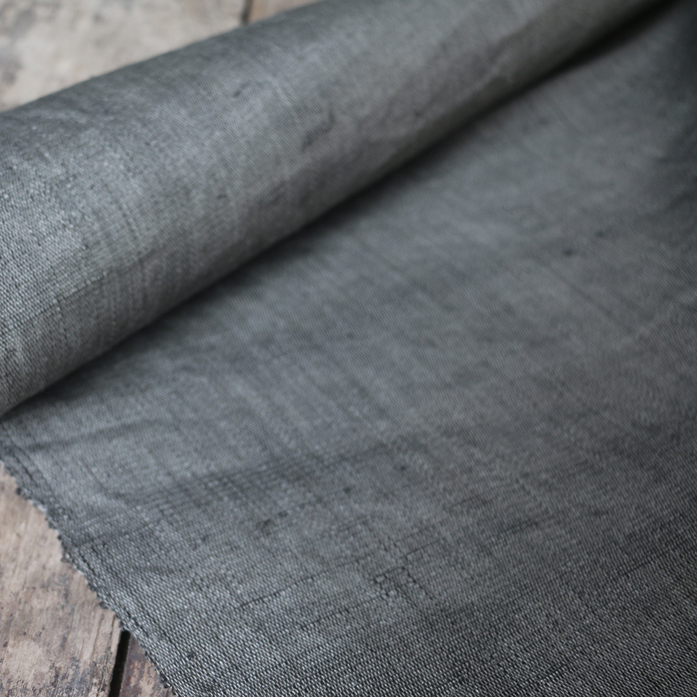 倚山人苎麻门帘茶席中式手织布