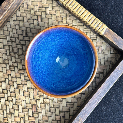星瀚回蓝建盏主人杯手工精致茶杯
