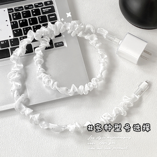 100w小米手机充电器头 适用 数据线保护套oppo荣耀vivo华为66