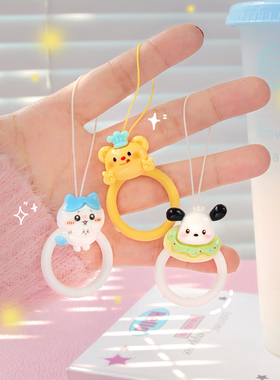 手机挂绳指环扣 挂件防丢绳/链/壳 u盘门禁卡挂饰吊坠挂坠相机 短