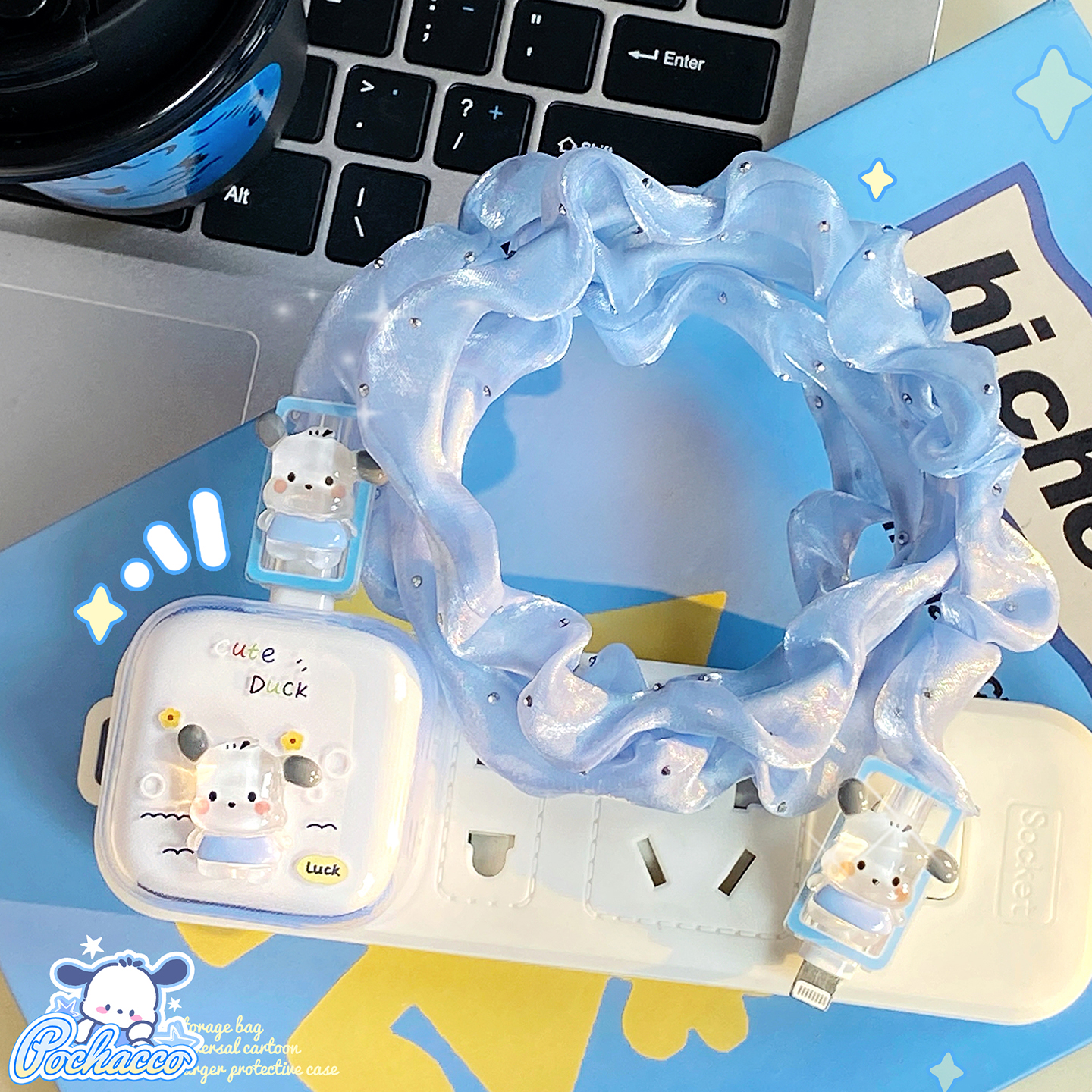 适用 苹果40w数据线保护套17充电器头promax手机防折断iPhone16