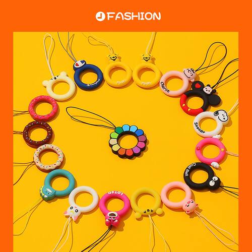 手机挂绳指环扣短款女耐用防丢绳