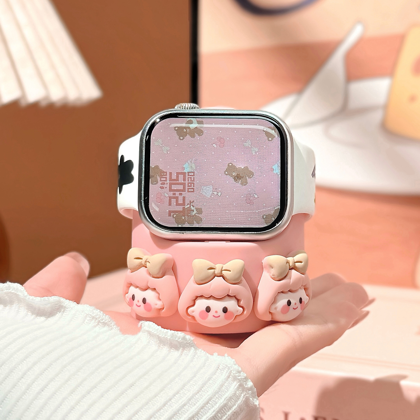 适用iwatch苹果手表支架ultra可爱applewatch充电底座/座/器s10