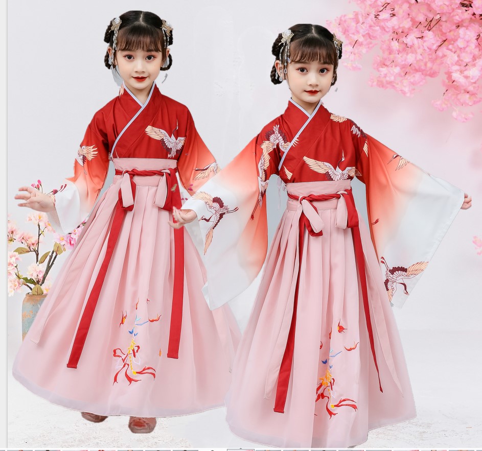 儿童汉服儿童汉服女童古装裙超仙