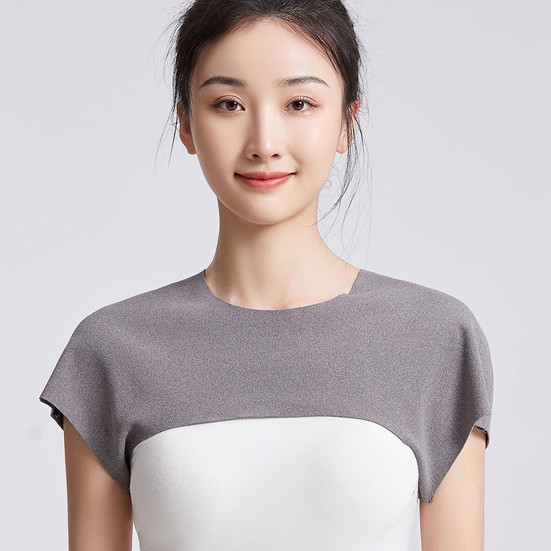 肩部保暖护肩德绒空调房护肩膀坎肩睡觉产妇月子喂奶神器夏季披肩