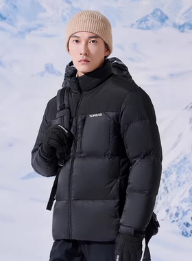 探路者羽绒服男 秋冬户外鹅绒保暖防风防寒立领面包服TADDCM91621
