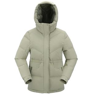 探路者羽绒服女 冬季户外休闲加厚保暖防风防寒羽绒连帽外套