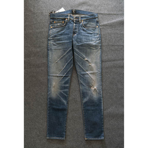 现货PRPS GOODS CO意大利制造紫制品日本面料水洗修身男士牛仔裤