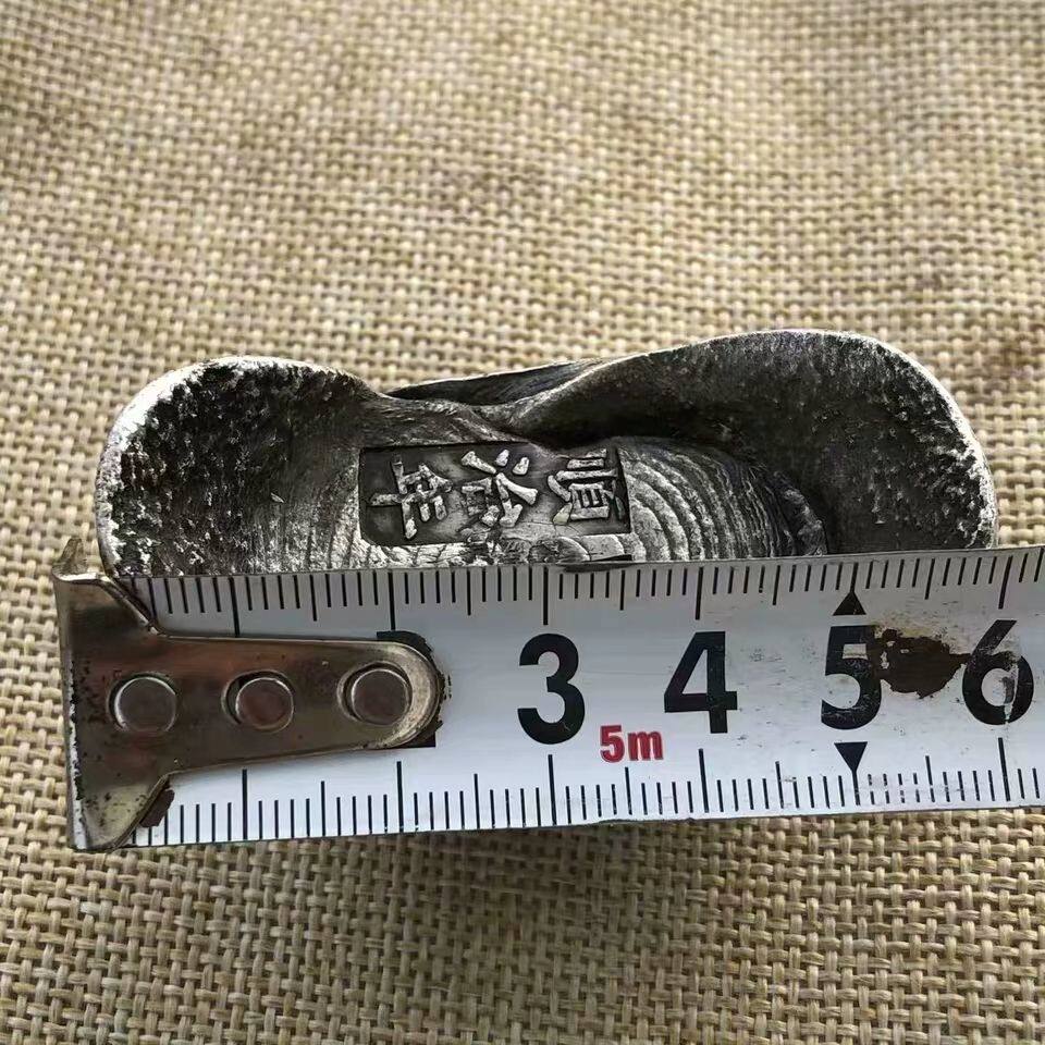 골동품 수집품 수공예품 청순치제 은괴 주괴 벌집형 은괴 오제주화