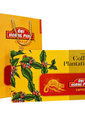 越南原装进口HOANG PHAT滴漏猫屎纯黑咖啡粉提神手冲礼盒装500克