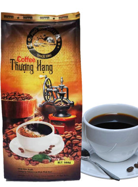 越南原装Thuong Hang阿拉比卡罗布斯塔滴漏纯黑咖啡豆粉提神手冲