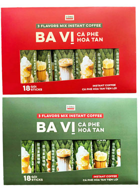 越南原装CONG卡布奇诺4合1椰子味炼乳速溶咖啡提神醒脑香浓爽滑