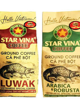 越南STAR VINA阿拉比卡罗布斯塔摩卡猫屎咖啡豆提神原味手冲原装