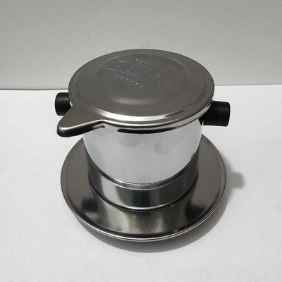 中原滴漏咖啡壶430不锈钢双滤