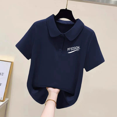 100%纯棉POLO领夏季文艺