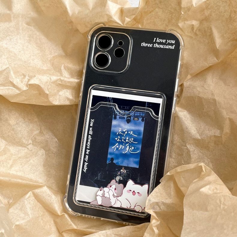 情侣猫咪2025可放拍立得mate70小米15pro适用苹果16pm手机壳OPPO可放卡片reno9保护套vivo华为iqoo防摔高级感