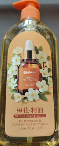 EMWM橙花精油沐浴露550ml持久留香橙花呵护清洁肌肤保湿滋润