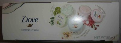 Dove/多芬风味磨砂膏旅行装去角质50g*3