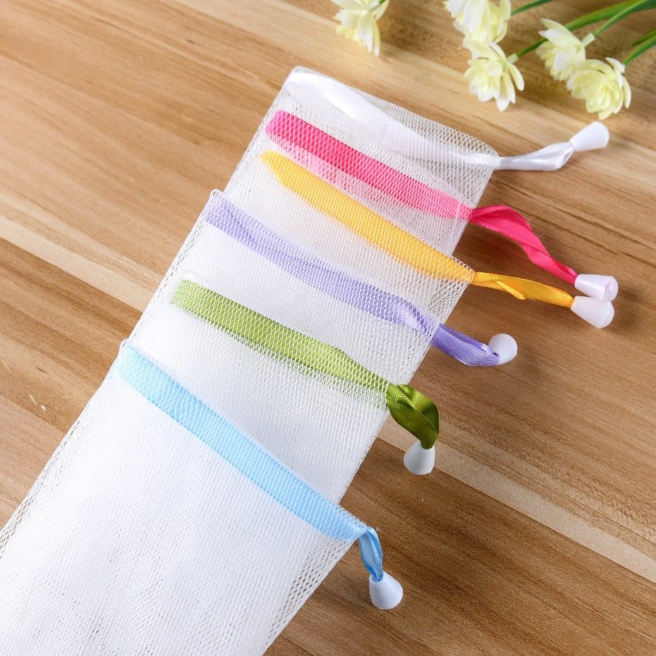 加厚双层起泡网小泡沫网手工皂打泡网洗脸香皂洗面奶发泡网皂网袋