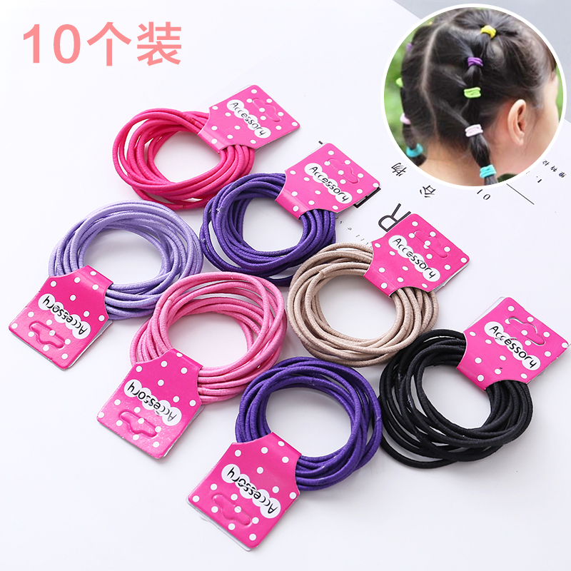 A发圈韩国头绳清新糖果色可爱儿童橡皮筋发绳头饰森女系个性马尾