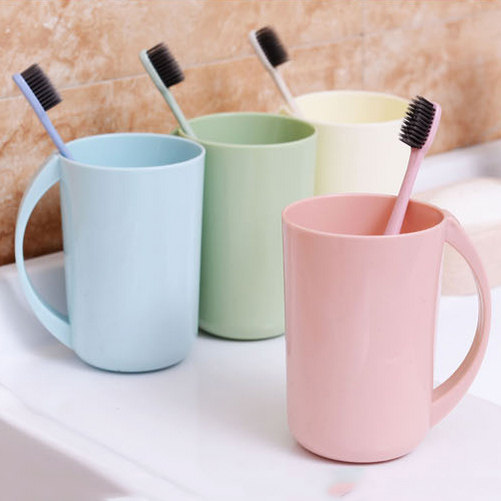 日式简约创意漱口杯刷牙杯 情侣洗漱杯 加厚塑料牙刷杯子牙缸