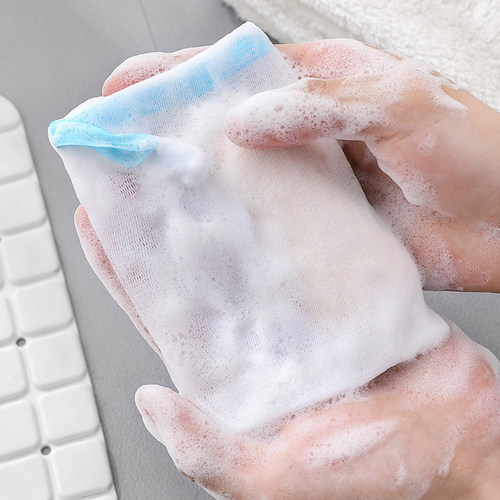 手工皂打泡起泡网洗脸