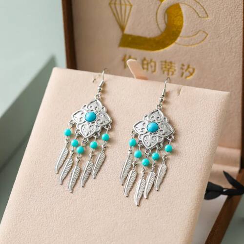High sense versaile earrings women's rero amosphere lierary