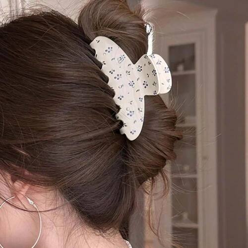 Swee Cherry Flower Prin Hair Claw for Women Fashion Aceae Rh