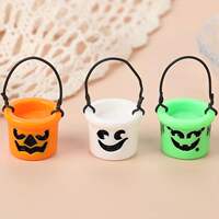 1Pair Halloween Women Drop Earrings 3D Resin Basket Stud Ear thumbnail 8