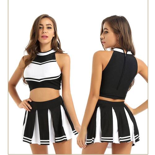 Halloween Carnival Hottie Cheerleader Uniform Costume School