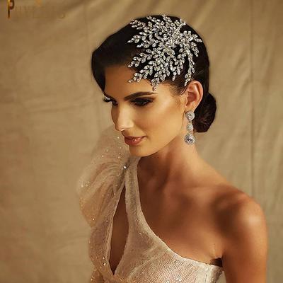 A320 Silver Bridal Headwear Rhinestone Headband Luxury Weddi