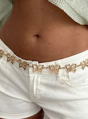 Hollow Buerfly Wais Chains for Women Exquisie Belly Chain Vi