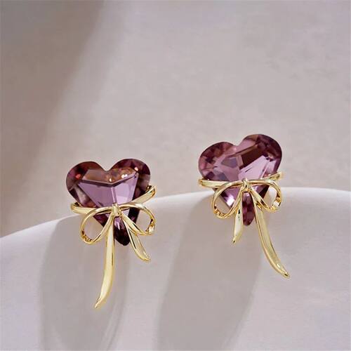 New Fashion nd Unique Design Elegant Exquisite Purple Crysta