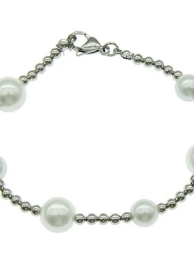 Fashion Creative Splicing Pearl Men and Women's Personalized